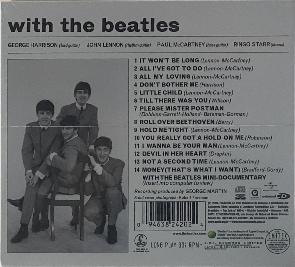 Beatles,The - With The Beatles (CD novo) | Tracks Rio